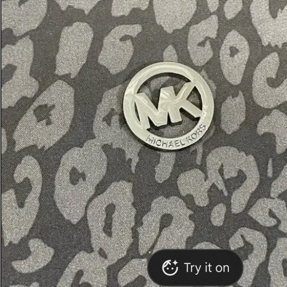 Black Michael Kors Patterned Jacket - image 2